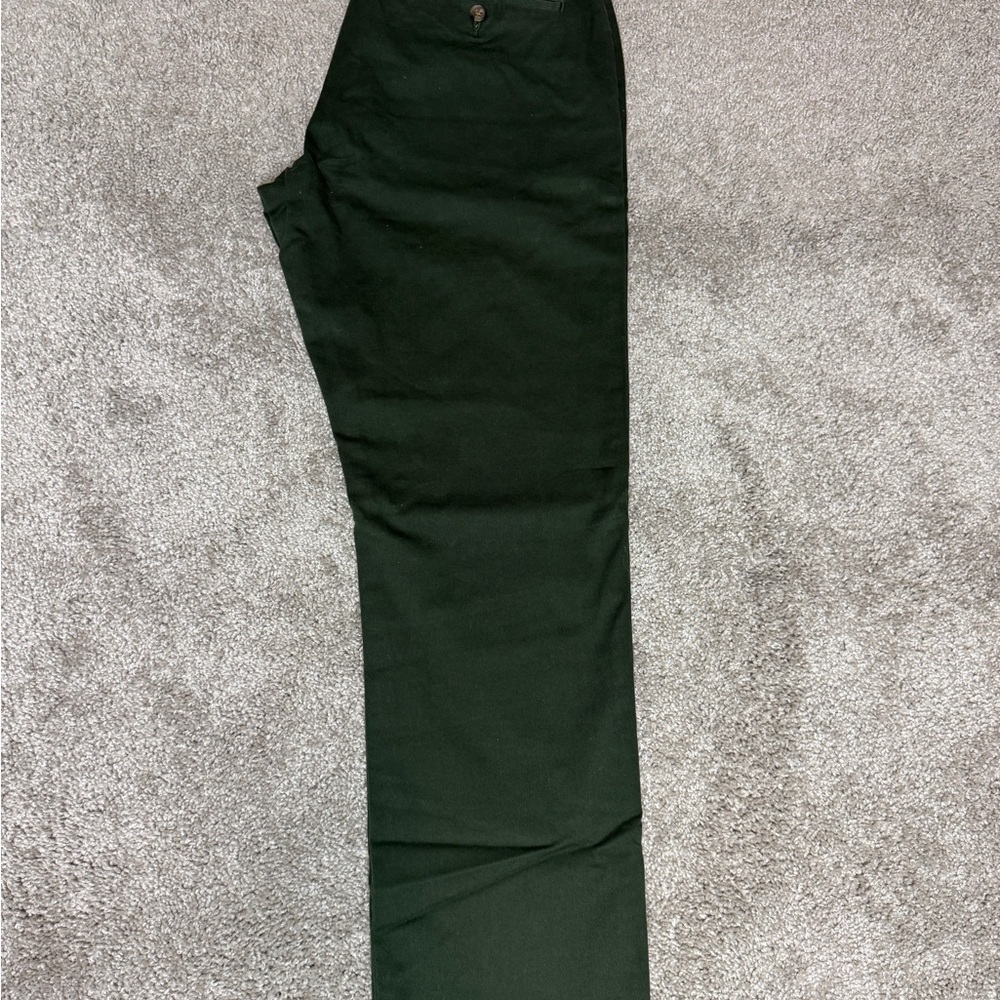 J. Crew Men's Forest Green Chinos